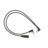 RockBoard Flat Daisy Chain Cable, 2 Outputs, angled - 1