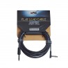 RockBoard Flat Instrument Cable, straight/angled, 600 cm / 236 7/32 - 4
