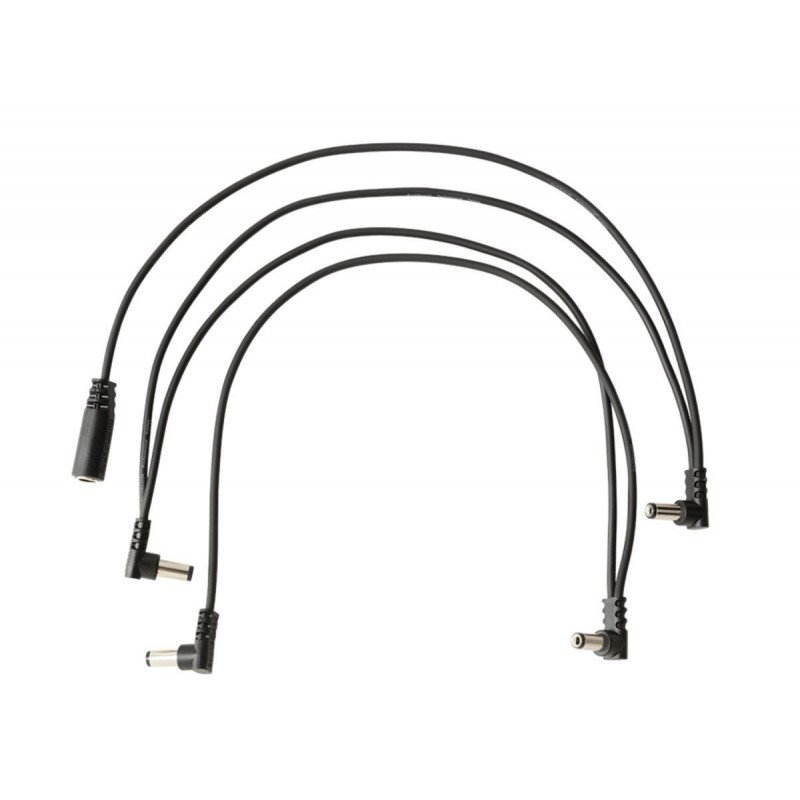 RockBoard Flat Daisy Chain Cable, 4 Outputs, angled - 1
