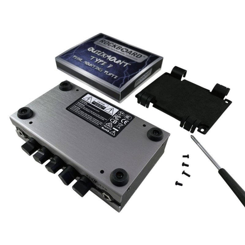 RockBoard QuickMount Type D - Pedal Mounting Plate For Large Horizontal Pedals - 10