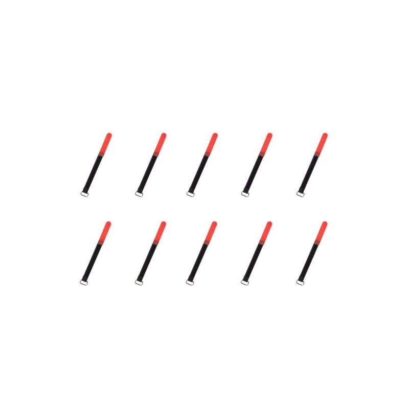 RockBoard Cable Ties, 10 pcs., Extra Small - Red - 1