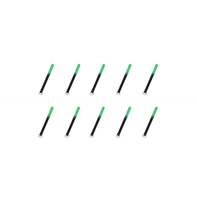 RockBoard Cable Ties, 10 pcs., Extra Small - Green - 1