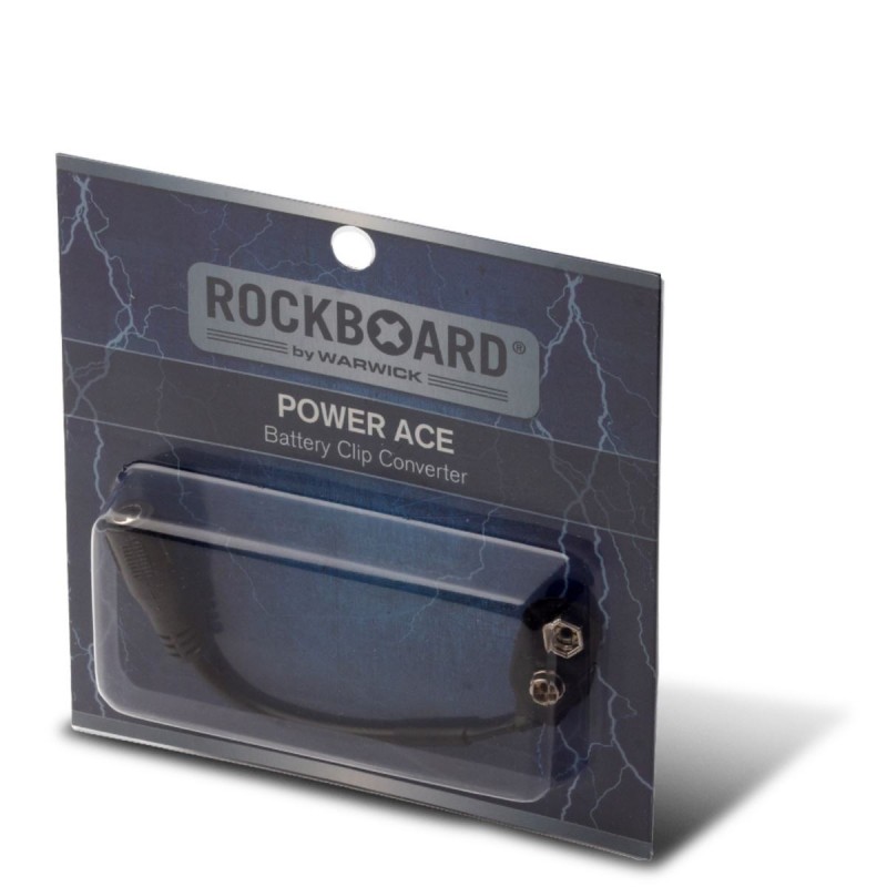 RockBoard Power Ace Battery Clip Converter, 9V battery clip to 2.1 x 5.5 mm barrel socket - 3