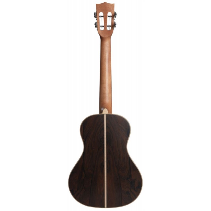 KALA KA-ASZCT-ST - All Solid Spruce Top, Ziricote Super Tenor Ukulele, with Case (UC-B) - 4