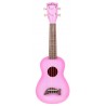 Makala Dolphin MK-SD-PKBURST - Pink Burst Soprano Dolphin Ukulele, with Tote Bag - 1