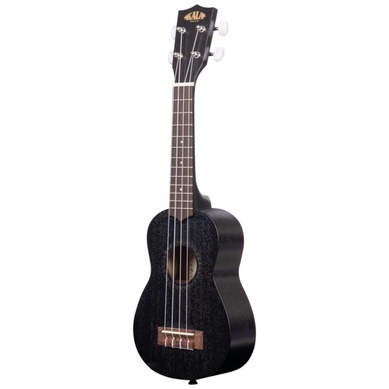 KALA KA-15S BLK - Black Satin Mahogany Soprano Ukulele, with Bag (UB-S) - 2