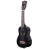 KALA KA-15S BLK - Black Satin Mahogany Soprano Ukulele, with Bag (UB-S) - 2