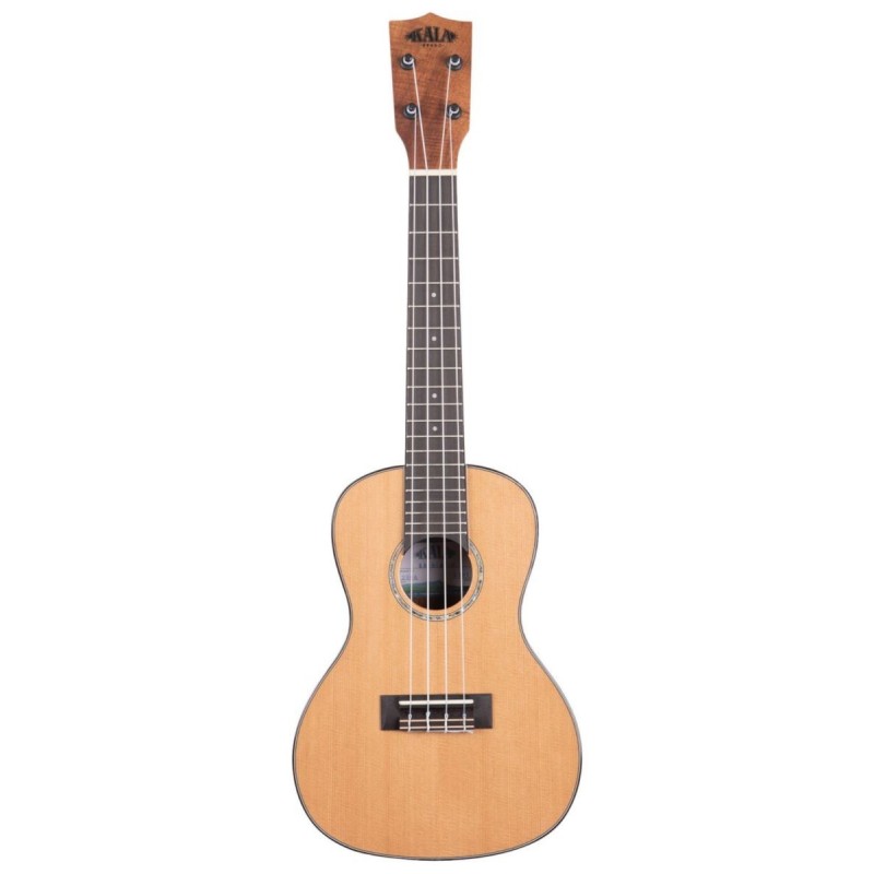 KALA KA-SCAC-C - Gloss Solid Cedar Top Acacia Concert Ukulele, with Bag (UB-C) - 1