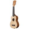 KALA KA-15S-S - Satin Mahogany Spruce Top Soprano Ukulele, with Bag (UB-S) - 2
