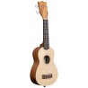 KALA KA-15S-S - Satin Mahogany Spruce Top Soprano Ukulele, with Bag (UB-S) - 3