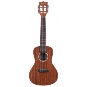 KALA KA-SMH-CG - Gloss Solid Mahogany Concert Ukulele, with Case (UC-C) - 1