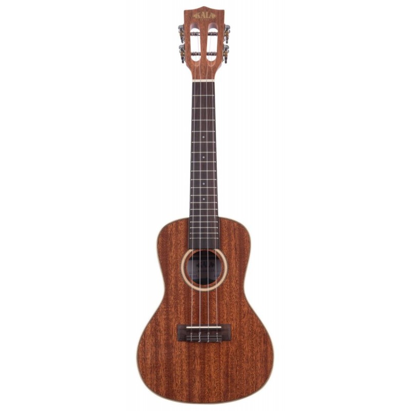 KALA KA-SMH-CG - Gloss Solid Mahogany Concert Ukulele, with Case (UC-C) - 1