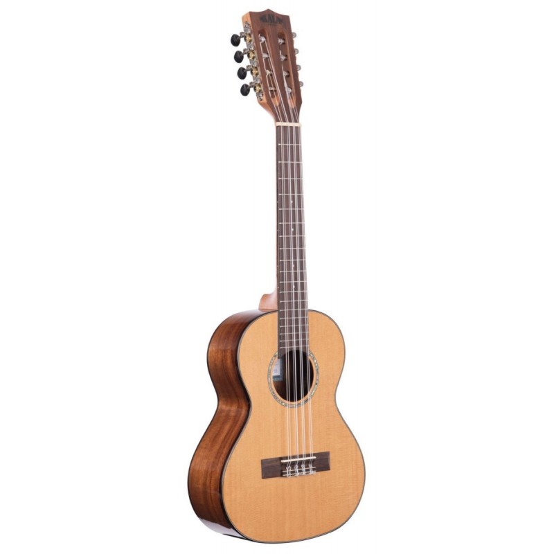 KALA KA-SCAC-T8 - Gloss Solid Cedar Top Acacia 8-String Tenor Ukulele, with Bag (UB-T) - 3