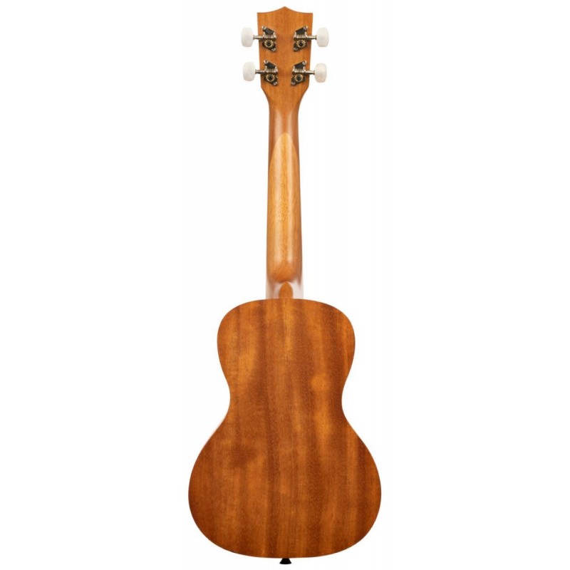 KALA KA-15C-H2 - Satin Mahogany Concert Ukulele with Hawaiian Islands and Tattoo, with Bag (UB-C) - 4