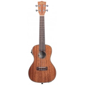 KALA KA-CGE - Gloss Mahogany Concert Ukulele, with EQ & Bag (UB-C) - 1