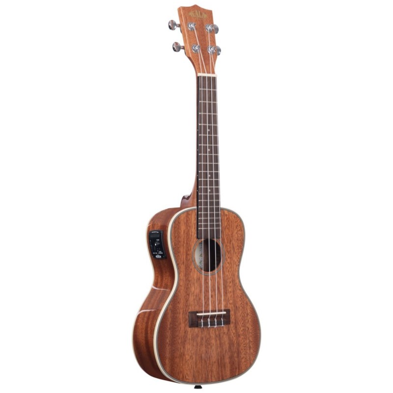 KALA KA-CGE - Gloss Mahogany Concert Ukulele, with EQ & Bag (UB-C) - 3
