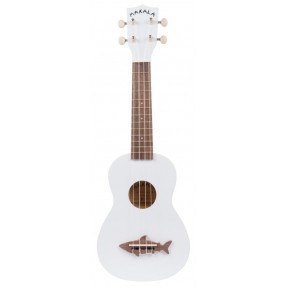 Makala Shark MK-SS-WHT - Great White Soprano Shark Ukulele, with Tote Bag - 1