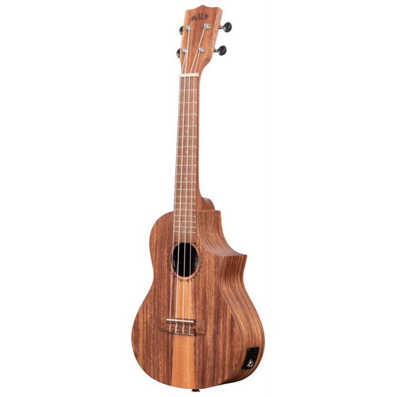 KALA KA-TK-C-CE - Teak Tri-Top Concert Ukulele, with Cutaway & EQ - 2