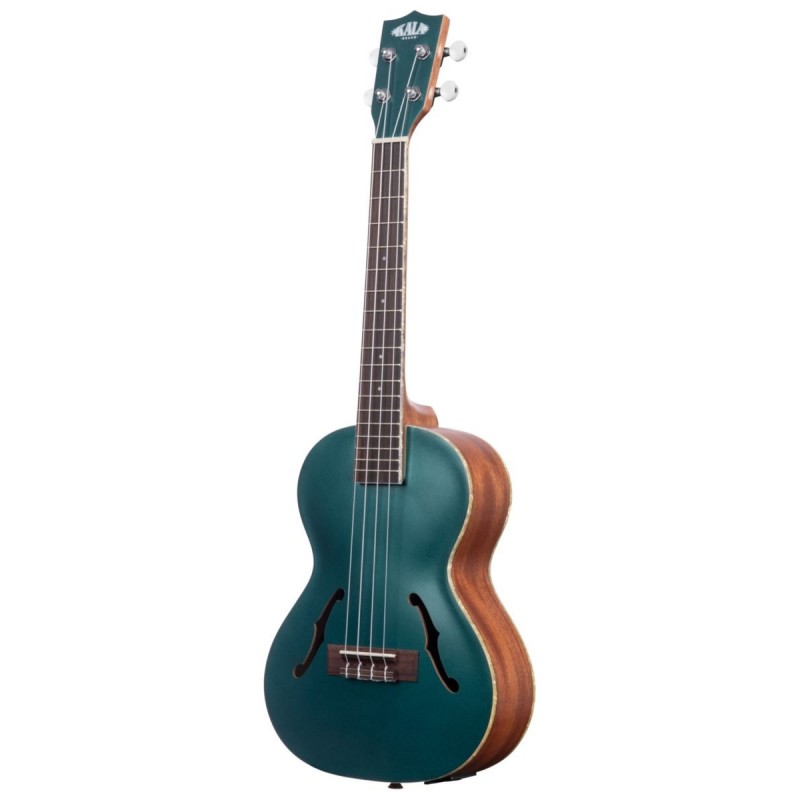KALA KA-JTE-BKGN - Brooklyn Green Archtop Tenor Ukulele, with EQ & Case (UC-T) - 2