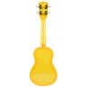 Makala Dolphin MK-SD-YLBURST - Yellow Burst Soprano Dolphin Ukulele, with Tote Bag - 4