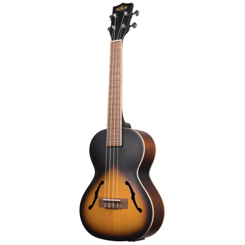 KALA KA-JTE/2TS - Tobacco Burst Archtop Tenor Ukulele, with EQ & Case (UC-T) - 2
