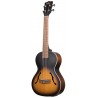 KALA KA-JTE/2TS - Tobacco Burst Archtop Tenor Ukulele, with EQ & Case (UC-T) - 2