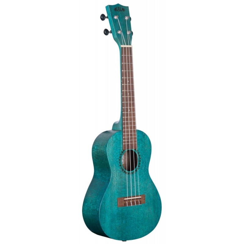 KALA KA-MRT-BLU-C - Ocean Blue Watercolor Meranti Concert Ukulele - 3
