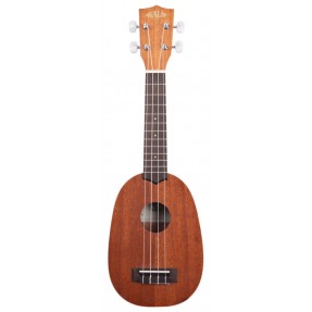 KALA KA-P - Satin Mahogany Soprano Pineapple Ukulele, with Bag (UB-S) - 1