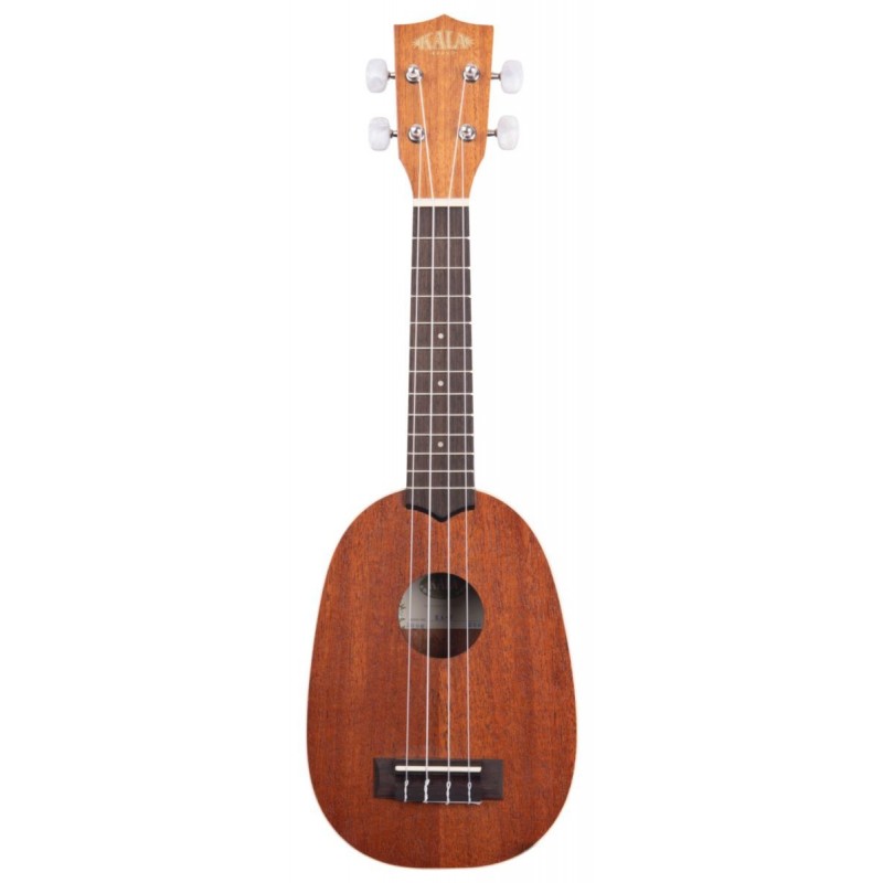 KALA KA-P - Satin Mahogany Soprano Pineapple Ukulele, with Bag (UB-S) - 1