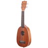 KALA KA-P - Satin Mahogany Soprano Pineapple Ukulele, with Bag (UB-S) - 2