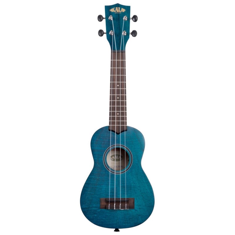 KALA KA-SEMB - Blue Exotic Mahogany Soprano Ukulele, with Bag (UB-S) - 1