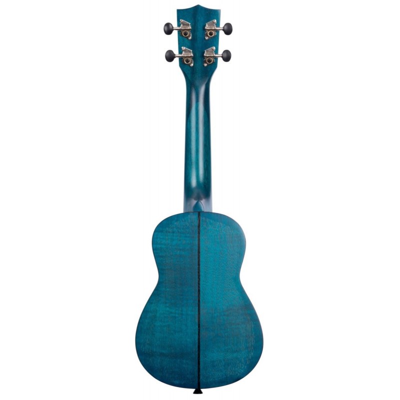KALA KA-SEMB - Blue Exotic Mahogany Soprano Ukulele, with Bag (UB-S) - 4