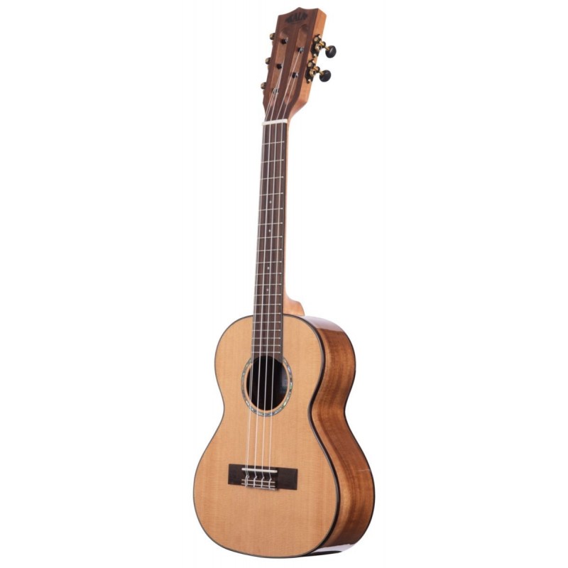 KALA KA-SCAC-T5 - Gloss Solid Cedar Top Acacia 5-String Tenor Ukulele, with Bag (UB-T) - 2