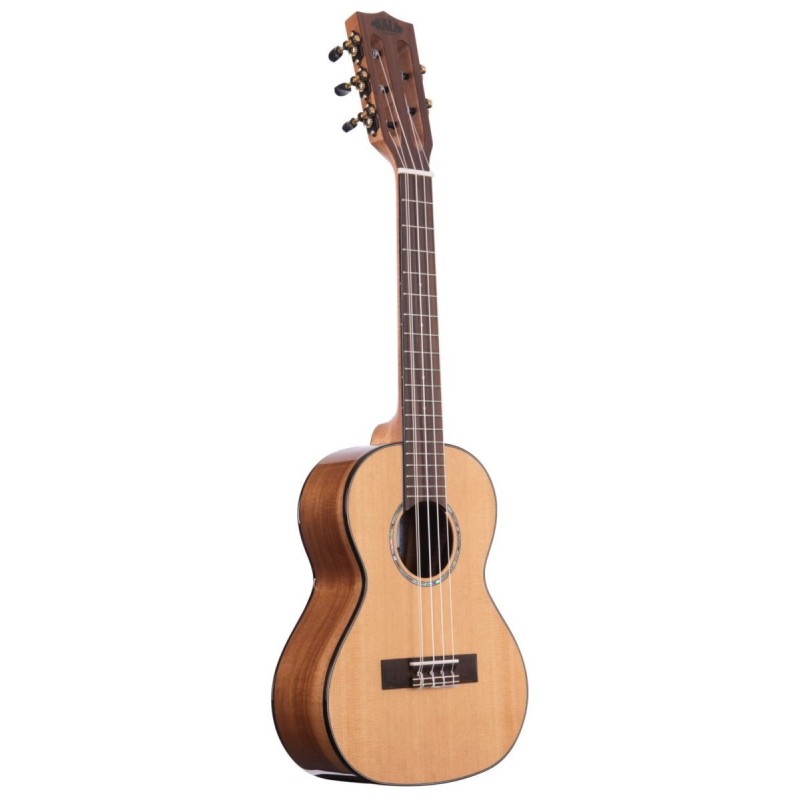KALA KA-SCAC-T5 - Gloss Solid Cedar Top Acacia 5-String Tenor Ukulele, with Bag (UB-T) - 3