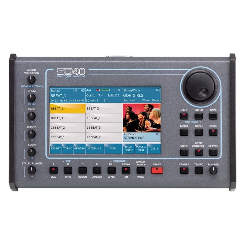 KETRON SD40 moduł typu Arranger and Player