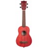 KALA KA-MRT-RED-S - Adobe Red Watercolor Meranti Soprano Ukulele - 1