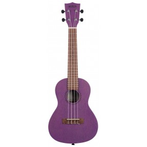 KALA KA-MRT-PUR-C - Royal Purple Watercolor Meranti Concert Ukulele - 1