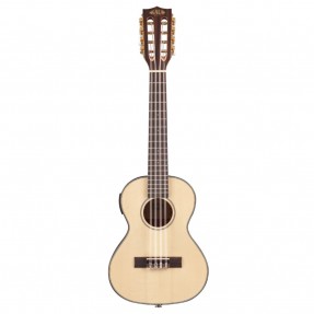 KALA KA-S8E - Solid Spruce Top 8-String Ukulele, with EQ & Bag (UB-T) - 1