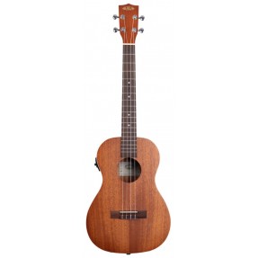 KALA KA-BE - Satin Mahogany Baritone Ukulele, with EQ & Bag (UB-B) - 1