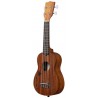 KALA KA-15S-H2 - Satin Mahogany Soprano with Hawaiian Islands and Tattoo, with Bag (UB-S) - 2