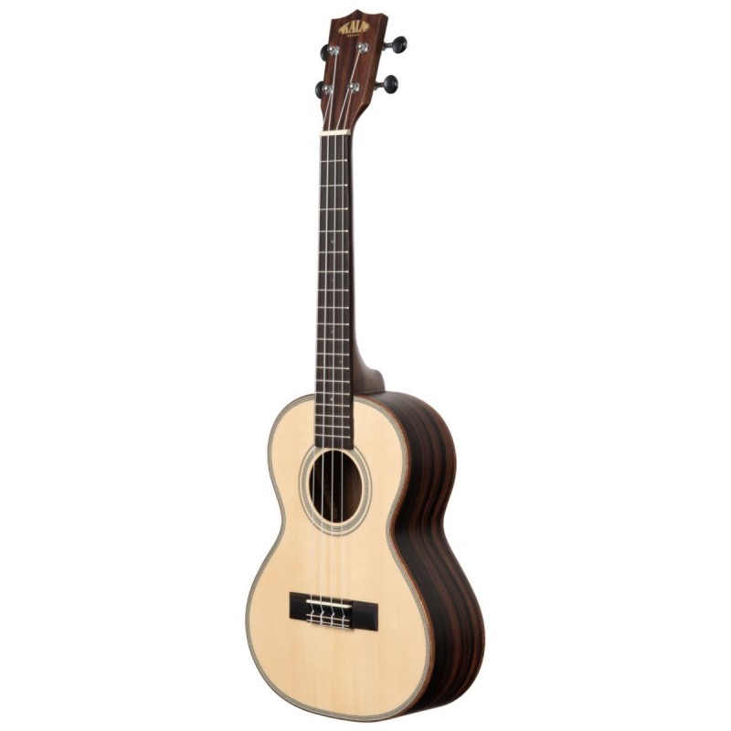 KALA KA-SSEBY-T - Solid Spruce Top Ebony Tenor Ukulele, with Bag (UB-T) - 2
