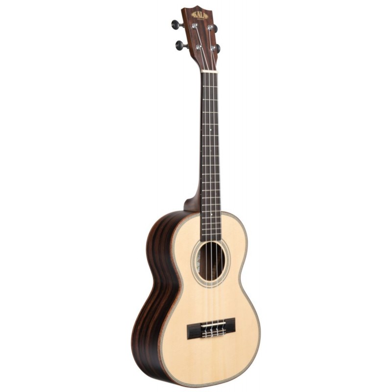 KALA KA-SSEBY-T - Solid Spruce Top Ebony Tenor Ukulele, with Bag (UB-T) - 3