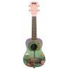 KALA Ukadelic UK-UKETOPIA - Uketopia Soprano Ukulele, with Tote Bag - 1