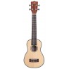 KALA KA-SSLNG - Solid Spruce Mahogany Long Neck Soprano Ukulele, with Bag (UB-S) - 1