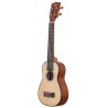 KALA KA-SSLNG - Solid Spruce Mahogany Long Neck Soprano Ukulele, with Bag (UB-S) - 2