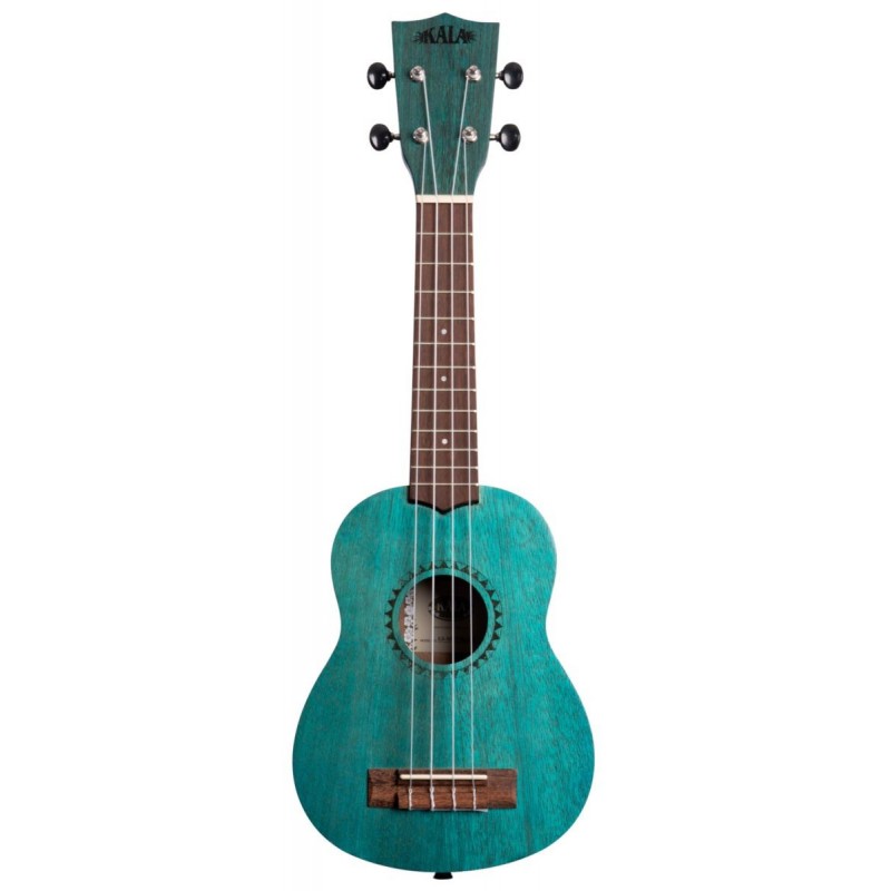 KALA KA-MRT-BLU-S - Ocean Blue Watercolor Meranti Soprano Ukulele - 1