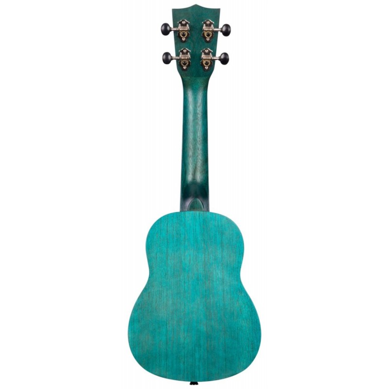 KALA KA-MRT-BLU-S - Ocean Blue Watercolor Meranti Soprano Ukulele - 4