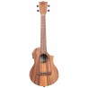 KALA KA-TK-T-CE - Teak Tri-Top Tenor Ukulele, with Cutaway & EQ - 1