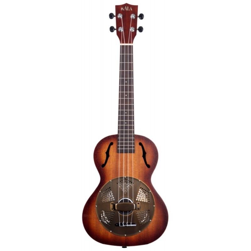 KALA KA-RES-BRS - Resonator Brass Tenor Ukulele, with Bag (UB-T) - 1