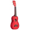 Makala Dolphin MK-SD-RDBURST - Red Burst Soprano Dolphin Ukulele, with Tote Bag - 3